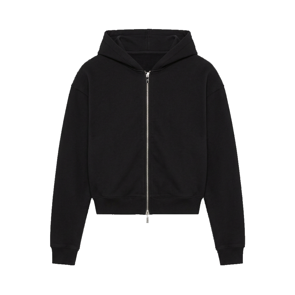 Boxy Zip-up Hoodie