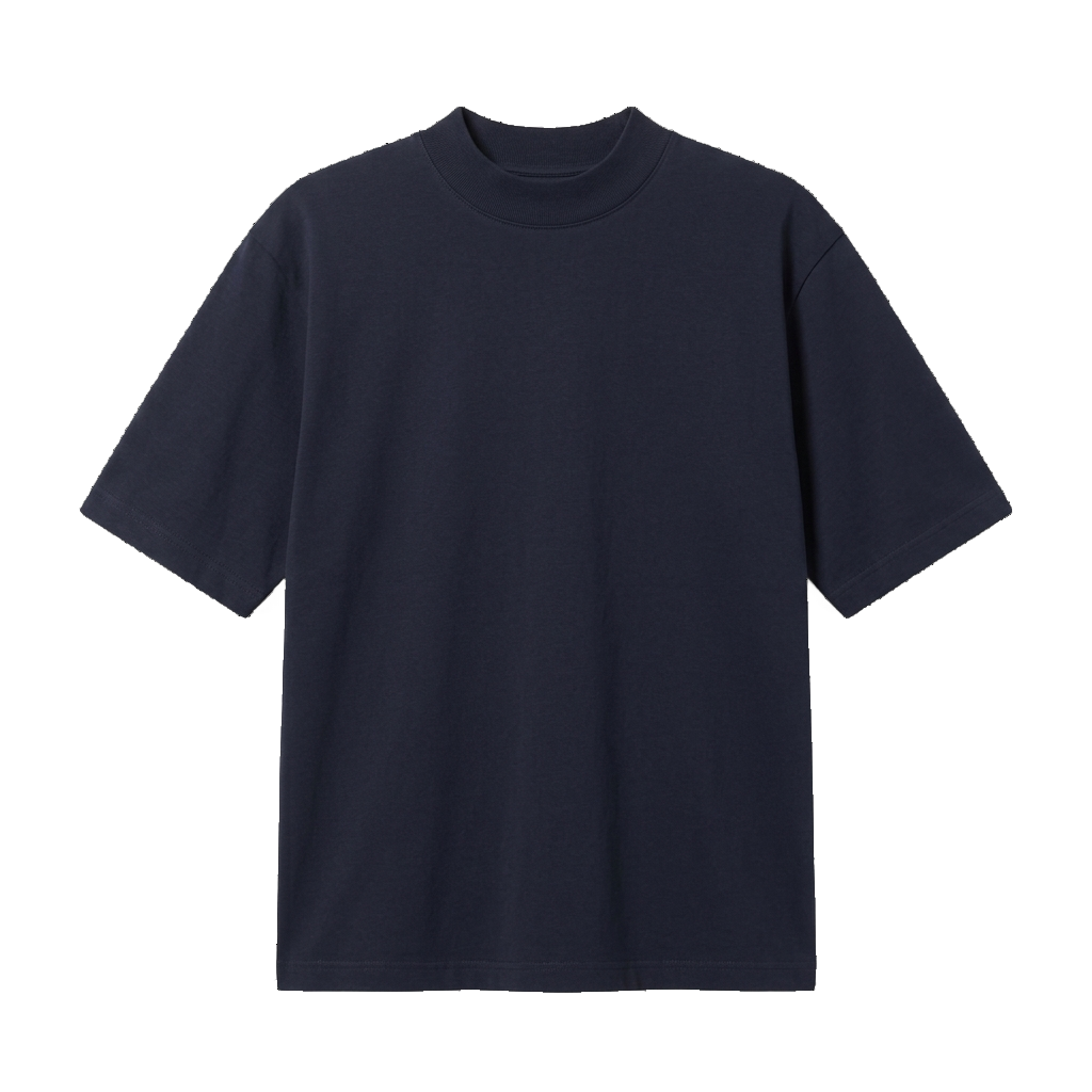 High Neck Boxy T-shirt