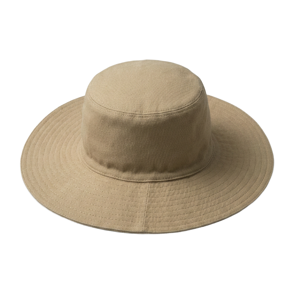 Wide-brim sun hat (straw/boater